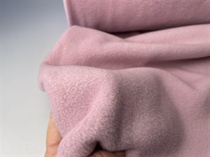 Fleece - almindelig kvalitet og sart rosa m. lyslilla skær